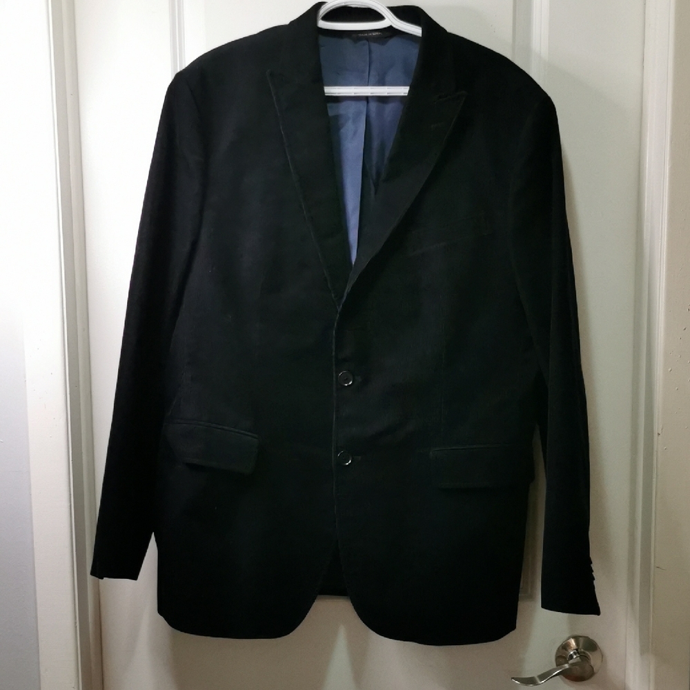 Banana Republic Classic Black Corduroy Men's Blazer - Picture 1 of 5